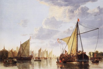 アエルベルト・カイプ Painting - マアサットの海景画家 アルバート・カイプ